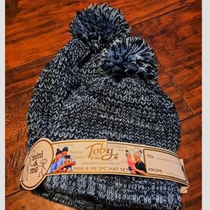 🇺🇲2pc Parent & Child beanie 6-18mo